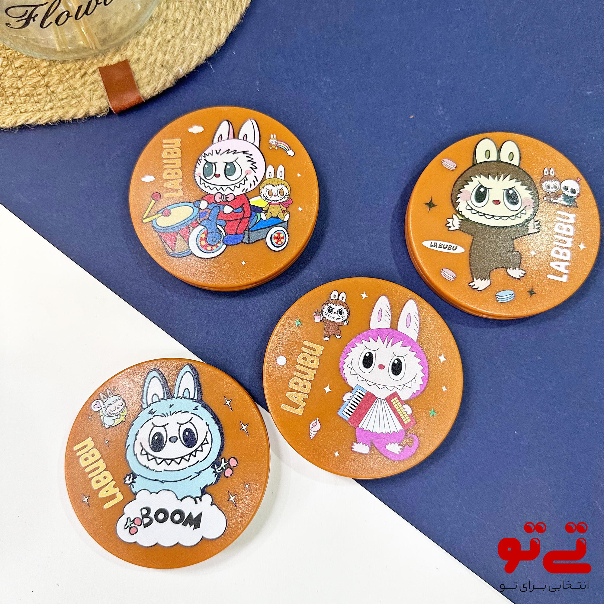 آینه جیبی دوطرفه لبوبو مدل2643